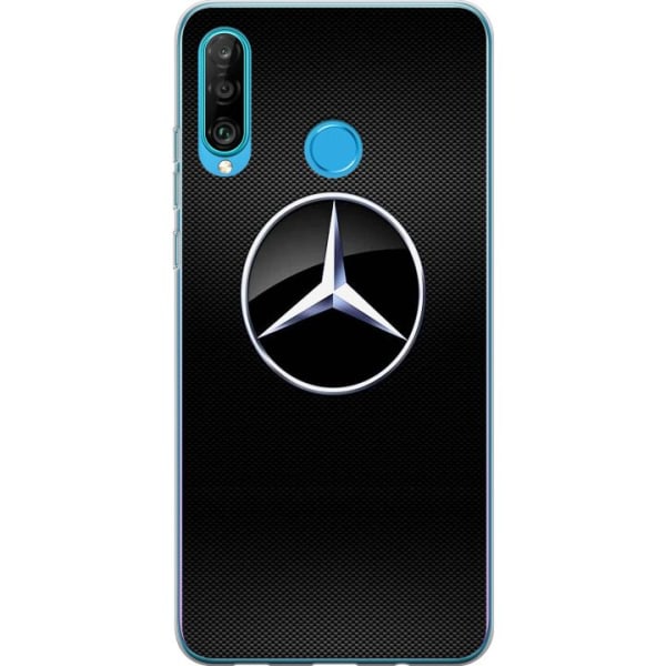 Huawei P30 lite Gjennomsiktig deksel Mercedes
