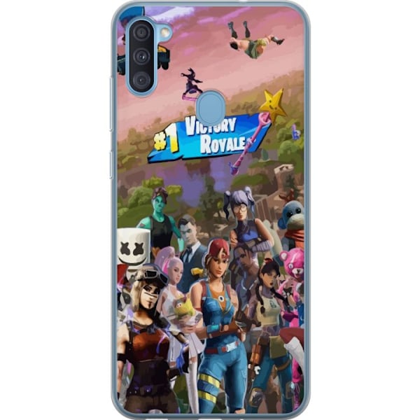 Samsung Galaxy A11 Gjennomsiktig deksel Fortnite