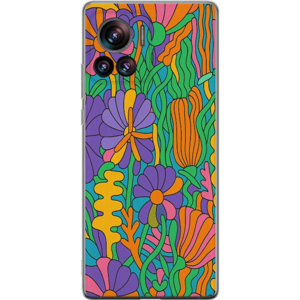 Motorola Edge 30 Ultra Genomskinligt Skal Color Pop