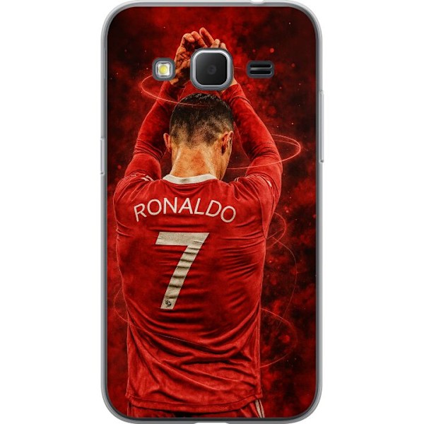 Samsung Galaxy Core Prime Läpinäkyvä kuori Ronaldo