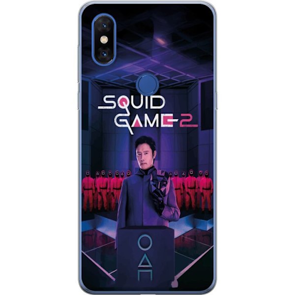 Xiaomi Mi Mix 3 Genomskinligt Skal Squid Game 2 -  Ledaren