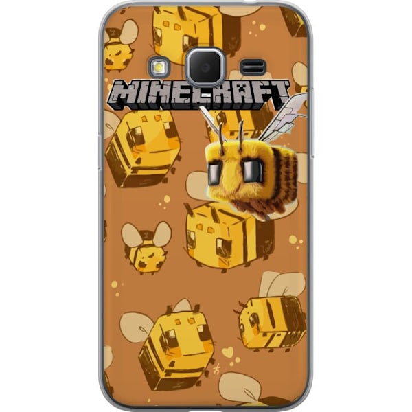 Samsung Galaxy Core Prime Läpinäkyvä kuori Minecraft Bi