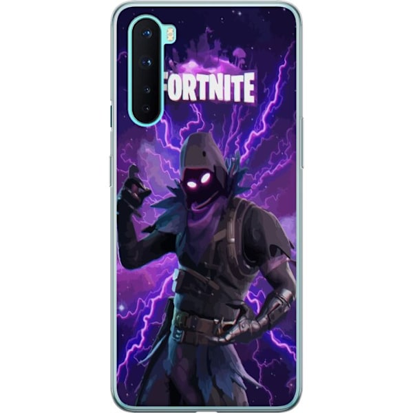 OnePlus Nord Läpinäkyvä kuori Fortnite Raven