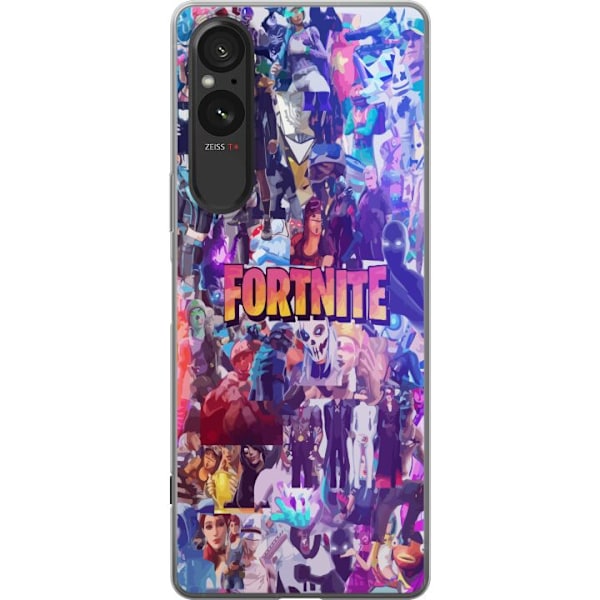 Sony Xperia 5 V Läpinäkyvä kuori Fortnite