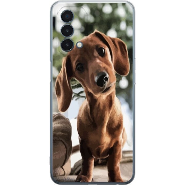 OnePlus Nord N200 5G Gjennomsiktig deksel Yngre Hund