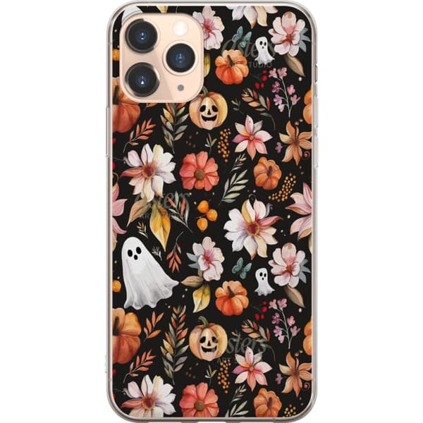 Kompatibel Mobilcover til Apple iPhone 11 Pro Halloween Mønster Græskar Spøgelse Maskerade