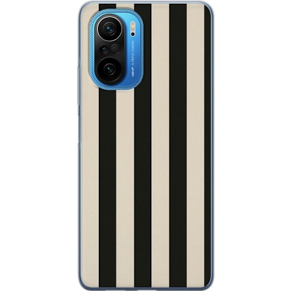 Xiaomi Poco F3 Genomskinligt Skal Line Flow
