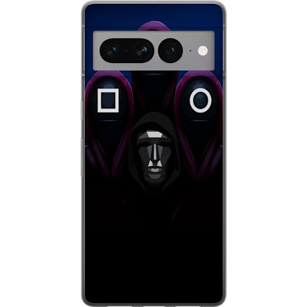 Google Pixel 7 Pro Läpinäkyvä kuori Squid Game Kausi 3 Uudet Ikoni Suosittu Sarja TV Motiivi Aasialainen Draama Trendikäs Graafinen Suunnittelu