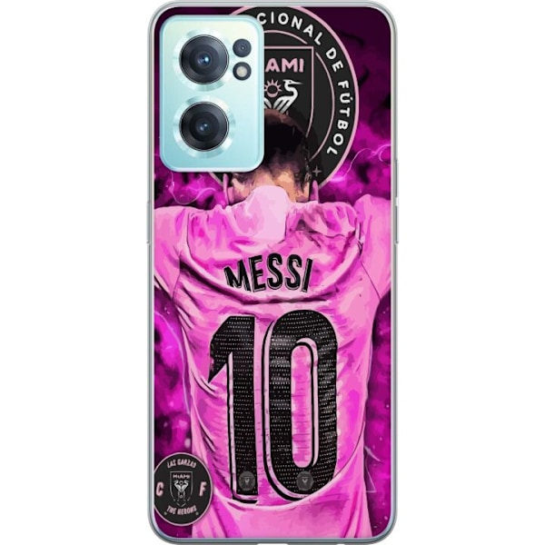 OnePlus Nord CE 2 5G Läpinäkyvä kuori Messi