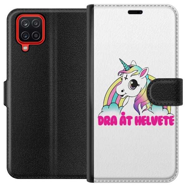 Samsung Galaxy A12 Tegnebogsetui Unicorn