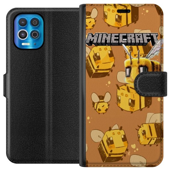 Motorola Edge S Lompakkokotelo Minecraft Bi