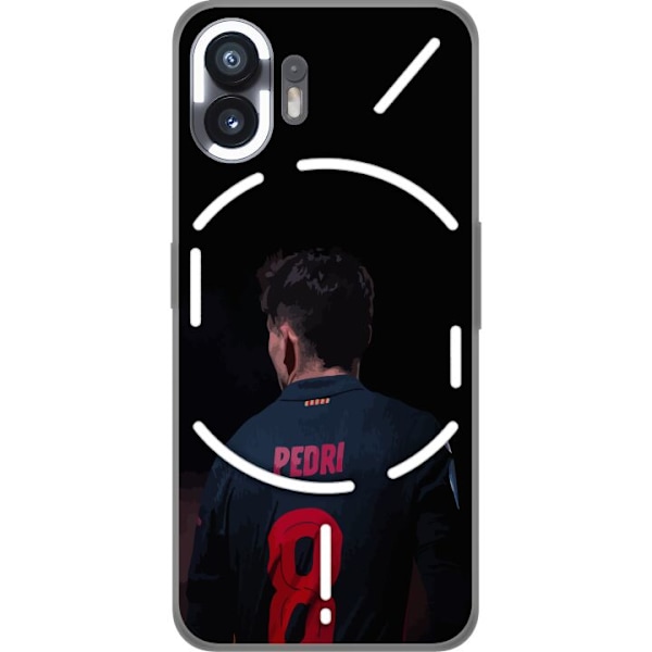 Nothing Phone (2) Läpinäkyvä kuori Pedri FC Barcelona Jalkapallo Espanjalainen Keskikenttäpelaaja Maali Urheilumotivaatio Fanit Lapset Nuoret