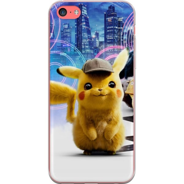 Apple iPhone 5c Genomskinligt Skal Detective Pikachu - Pikachu