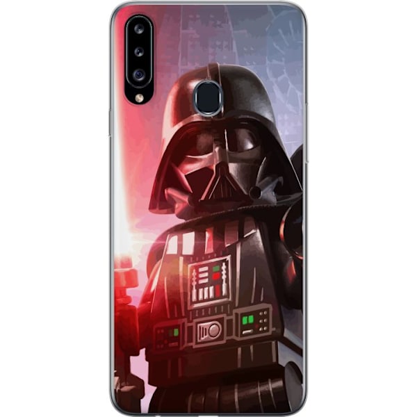 Samsung Galaxy A20s Läpinäkyvä kuori Darth Vader