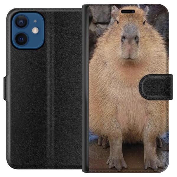 Yhteensopiva Lompakkokotelo Apple iPhone 12 mini Capybara