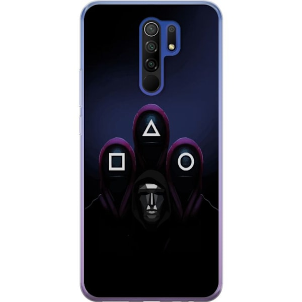 Xiaomi Redmi 9 Läpinäkyvä kuori Squid Game 2