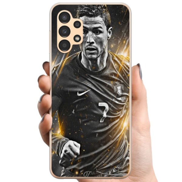 Samsung Galaxy A13 TPU Matkapuhelimen kuori Cristiano Ronaldo