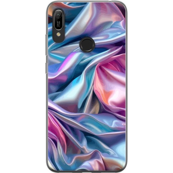 Huawei Y6 (2019) Gennemsigtig cover Skinnende silke