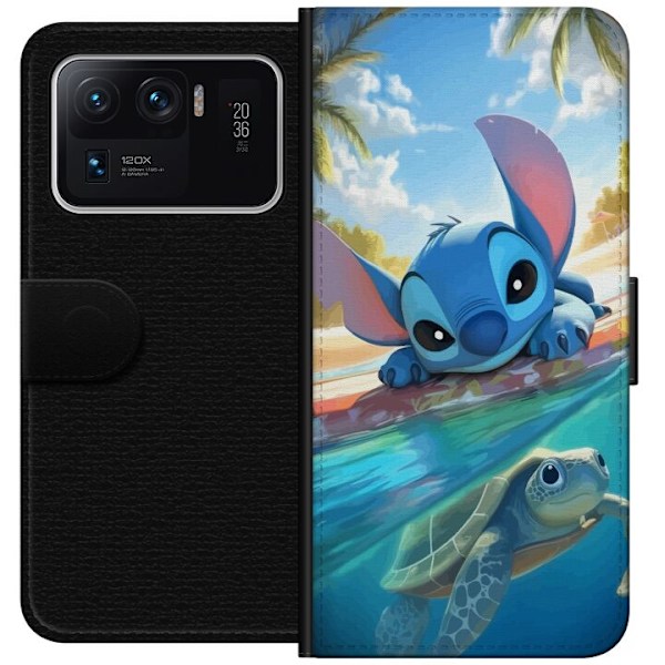 Xiaomi Mi 11 Ultra Lompakkokotelo Stitch kilpikonnalla - söp