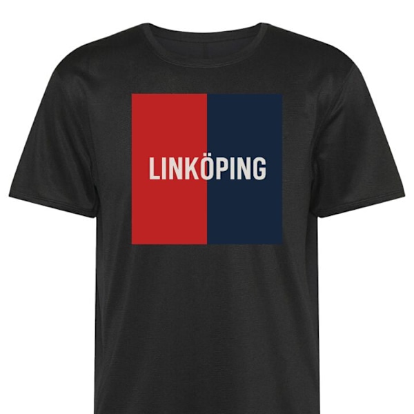 Treeni T-paita | Urheilu T-paita Aikuisille Linköping – Jääkiekko musta 5X-Large