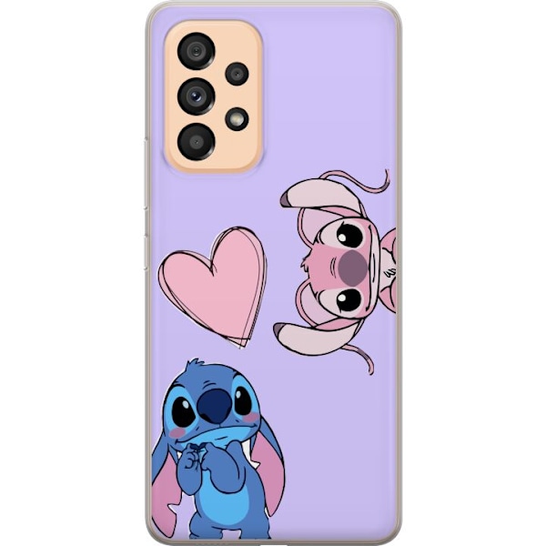 Samsung Galaxy A53 5G Läpinäkyvä kuori Stitch Mode