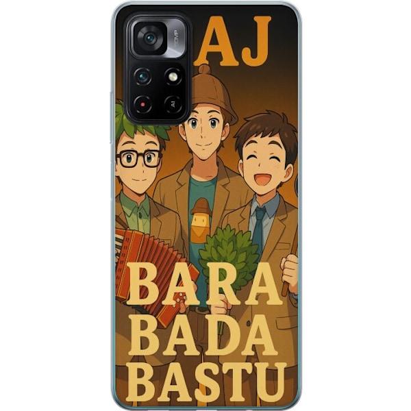 Xiaomi Poco M4 Pro 5G Gennemsigtig cover KAJ Bara kun bader i