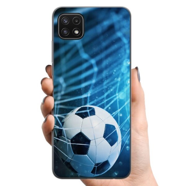 Samsung Galaxy A22 5G TPU Mobilcover VM Fodbold 2018