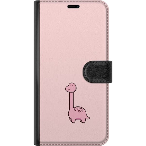 Kompatibel Tegnebogsetui til Samsung Galaxy S20+ Rosa dinosaur