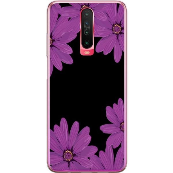Xiaomi Redmi K30 Gennemsigtig cover Blomsterarrangement