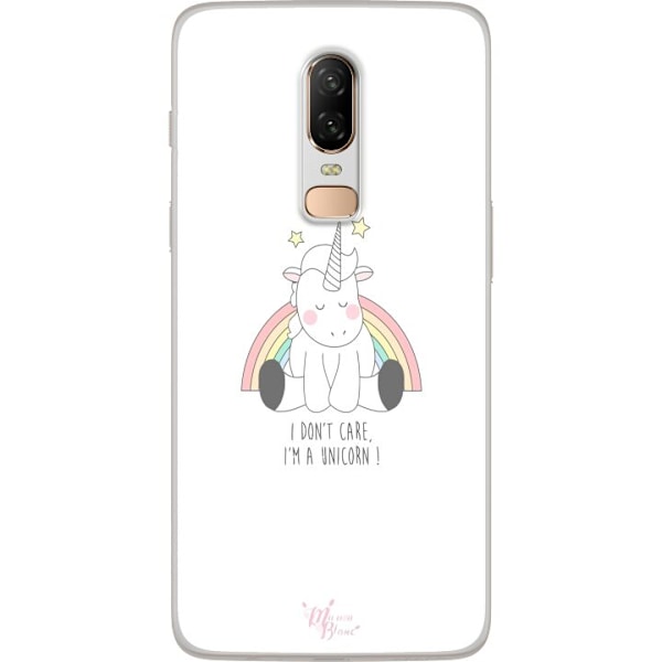 OnePlus 6 Gjennomsiktig deksel Unicorn