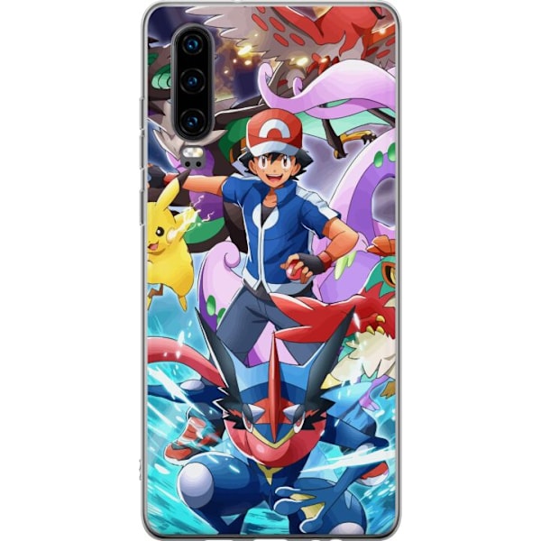 Huawei P30 Gennemsigtig cover Pokemon