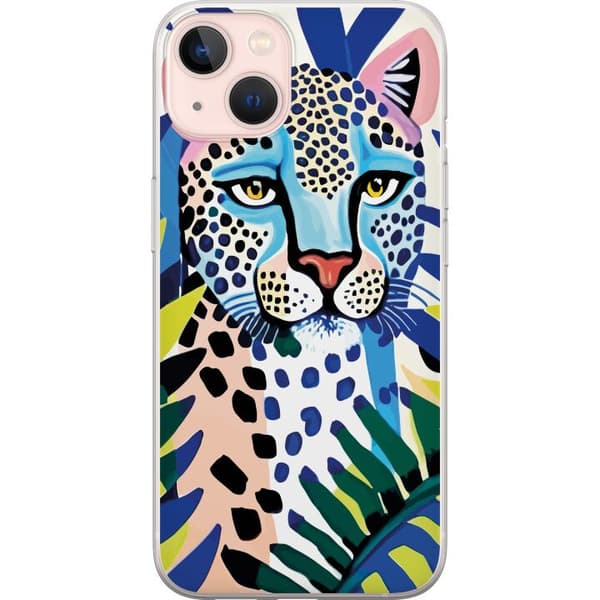 Kompatibel Mobilcover til Apple iPhone 13 Livlig Leopard