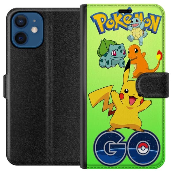 Kompatibel Tegnebogsetui til Apple iPhone 12 mini Pokémon