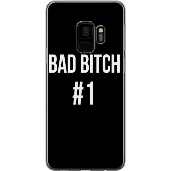 Samsung Galaxy S9 Läpinäkyvä kuori Bad Bitch #1