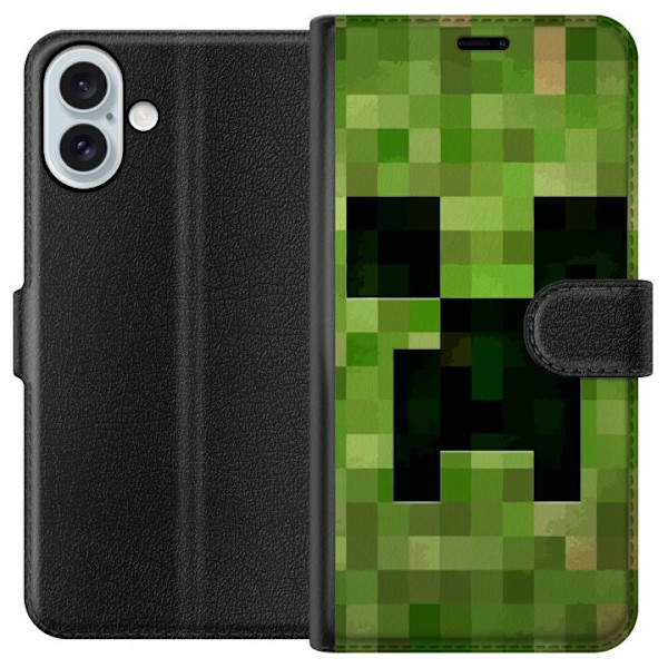 Apple iPhone 16 Plus Tegnebogsetui Minecraft