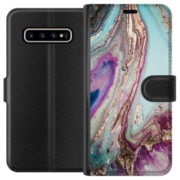 Kompatibelt Lommeboketui til Samsung Galaxy S10+ Eventyr