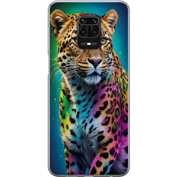 Xiaomi Redmi Note 9S Gjennomsiktig deksel Leopard