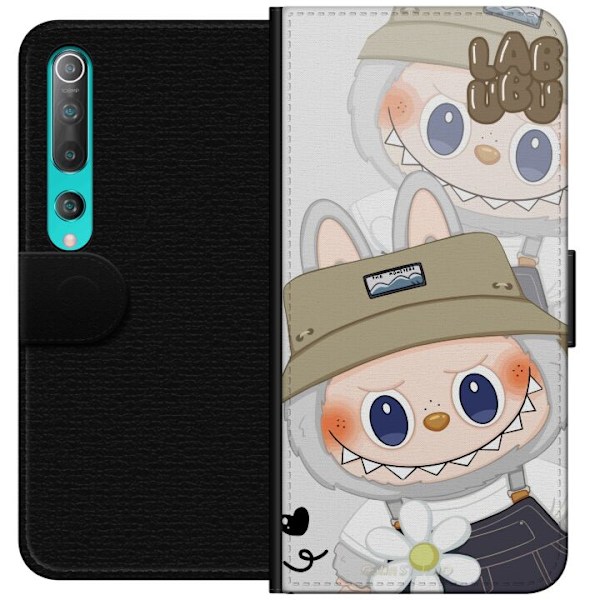 Xiaomi Mi 10 5G Lompakkokotelo Labubu Minimal Mood - Yksinkertainen ja tyylikäs hirviösuunnittelu