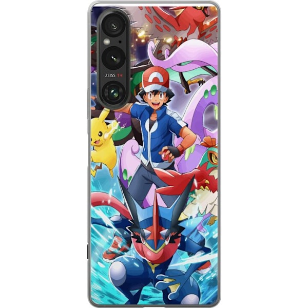 Sony Xperia 1 V Gjennomsiktig deksel Pokemon