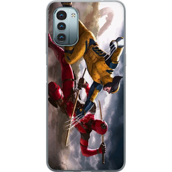 Nokia G11 Gjennomsiktig deksel Wolverine Deadpool