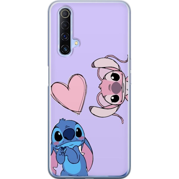 Realme X50 5G Läpinäkyvä kuori Stitch Mode