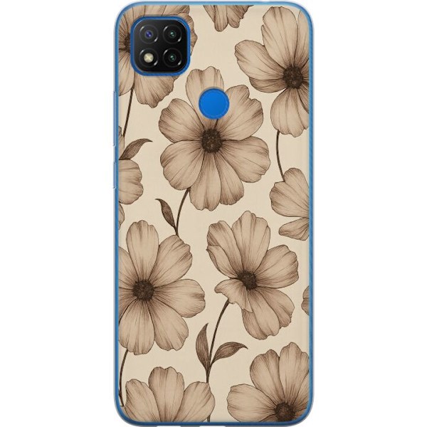 Xiaomi Redmi 9C NFC Genomskinligt Skal Pastel Rush