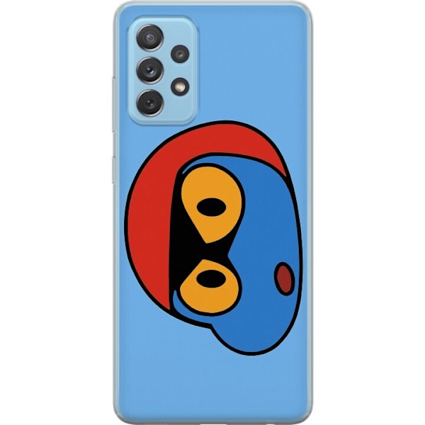 Samsung Galaxy A72 5G Gennemsigtig cover Bold Bot Head