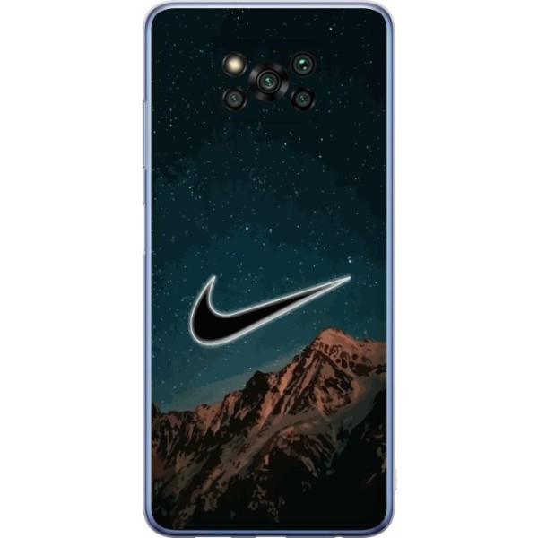 Xiaomi Poco X3 Pro Gennemsigtig cover Nike
