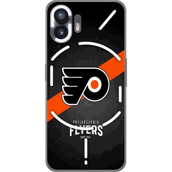 Nothing Phone (2) Läpinäkyvä kuori Philadelphia Flyers (NHL