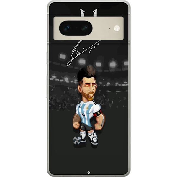 Google Pixel 7 Gjennomsiktig deksel Messi