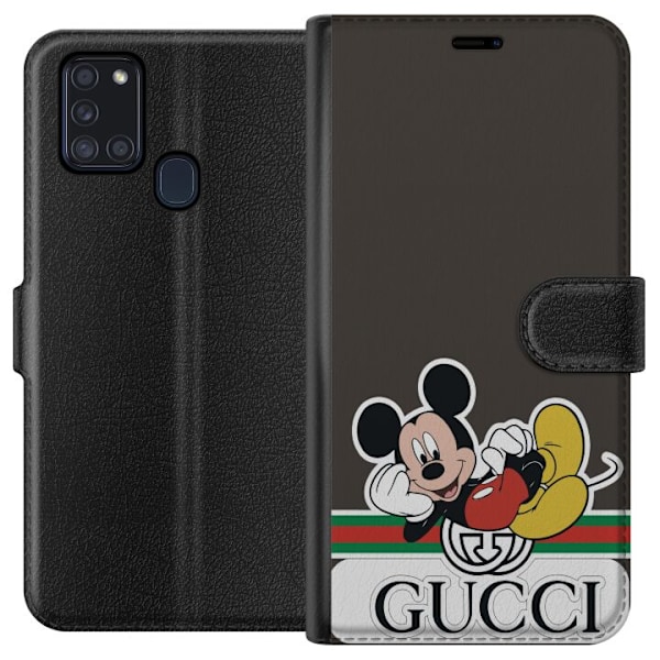 Samsung Galaxy A21s Lompakkokotelo Gucci Musse Pig