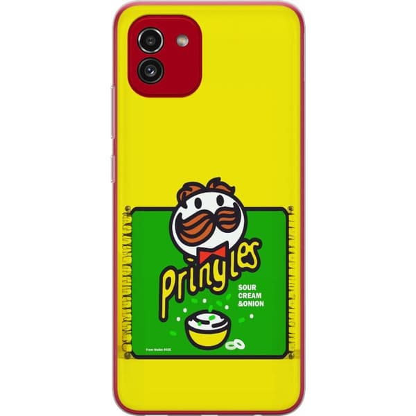 Kompatibelt Mobildeksel til Samsung Galaxy A03 Pringles gul