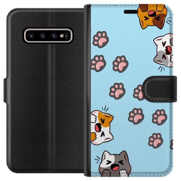 Kompatibelt Lommeboketui til Samsung Galaxy S10+ Tassar