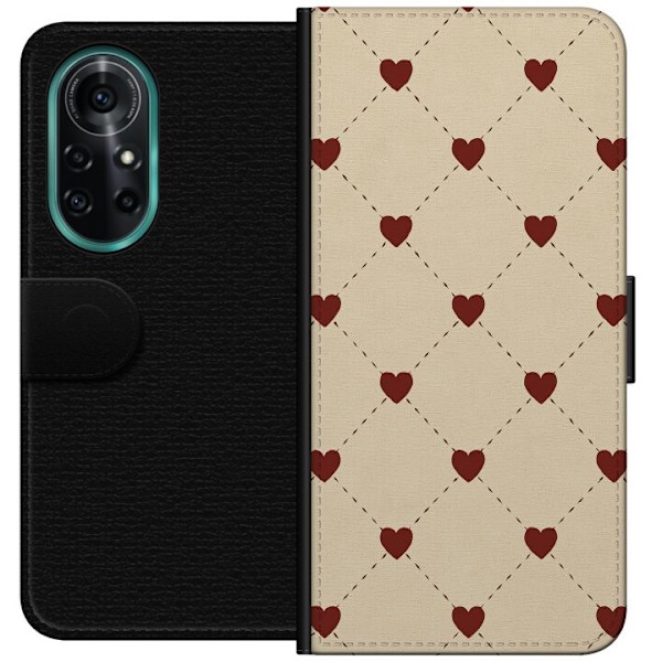 Huawei nova 8 Pro Tegnebogsetui Hjertegitter